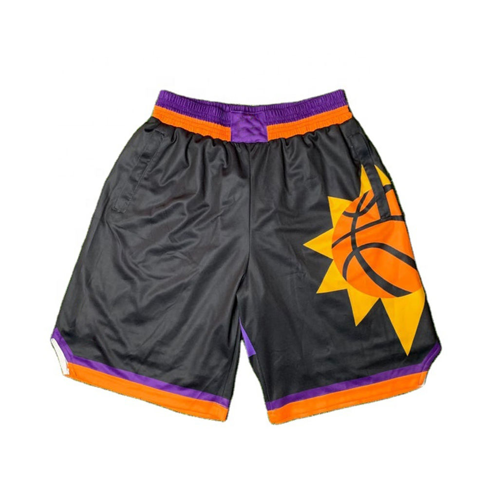 Improvment Sports High Quality Custom Made Basketball Shorts For Mens Cropped Fit Polyester Plain Sublimation Shorts For Mens